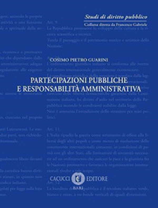 Partecipazioni pubbliche e responsabilità amministrativa - Librerie.coop