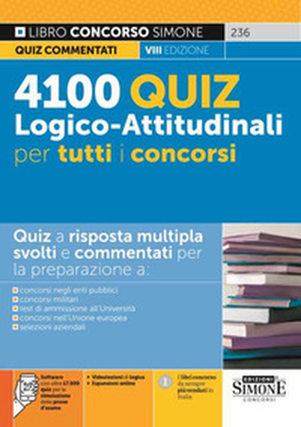 4100 quiz logico-attitudinali per tutti i concorsi - Librerie.coop 4100 quiz logico-attitudinali per tutti i concorsi - Librerie.coop