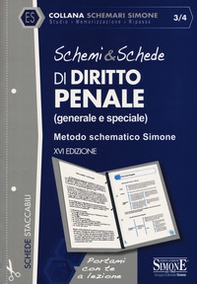 Schemi & schede di diritto penale (generale e speciale). Metodo schematico Simone - Librerie.coop Schemi & schede di diritto penale (generale e speciale). Metodo schematico Simone - Librerie.coop