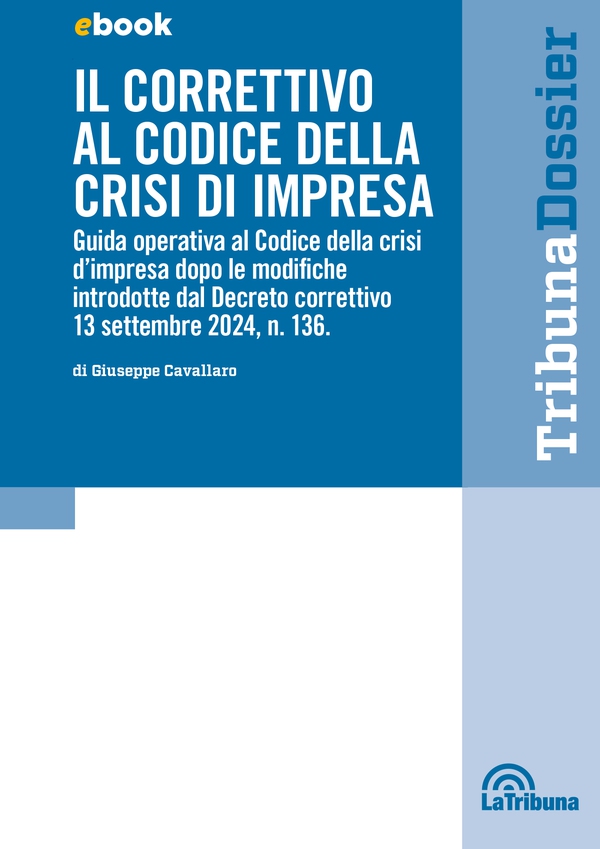 Il correttivo al codice della crisi di impresa - Librerie.coop Il correttivo al codice della crisi di impresa - Librerie.coop