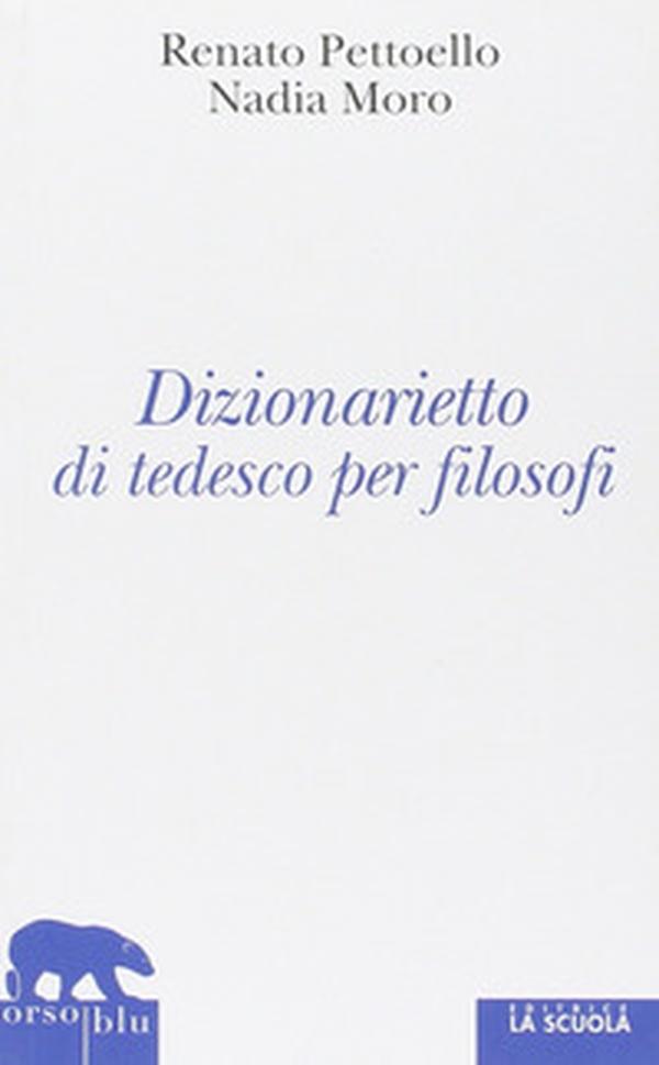 Dizionarietto di tedesco per filosofi - Librerie.coop Dizionarietto di tedesco per filosofi - Librerie.coop