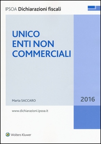 Unico 2016. Enti non commerciali - Librerie.coop