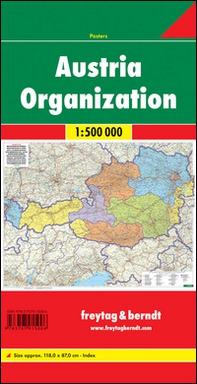 Austria organisation 1:500.000 - Librerie.coop