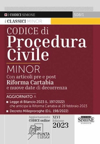 Codice di procedura civile. Ediz. minor - Librerie.coop