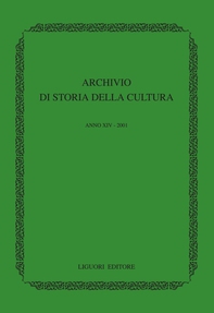 Archivio di storia della cultura - Librerie.coop Archivio di storia della cultura - Librerie.coop