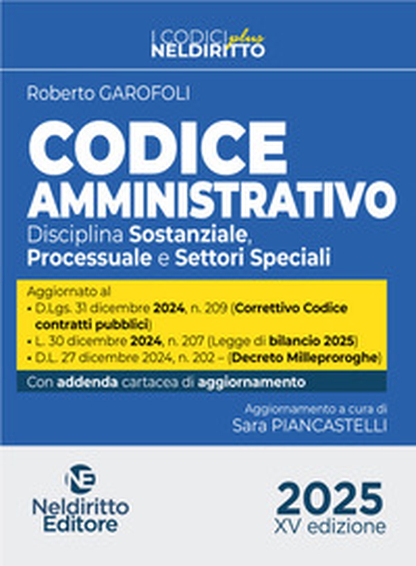 Codice amministrativo normativo plus 2025 - Librerie.coop Codice amministrativo normativo plus 2025 - Librerie.coop