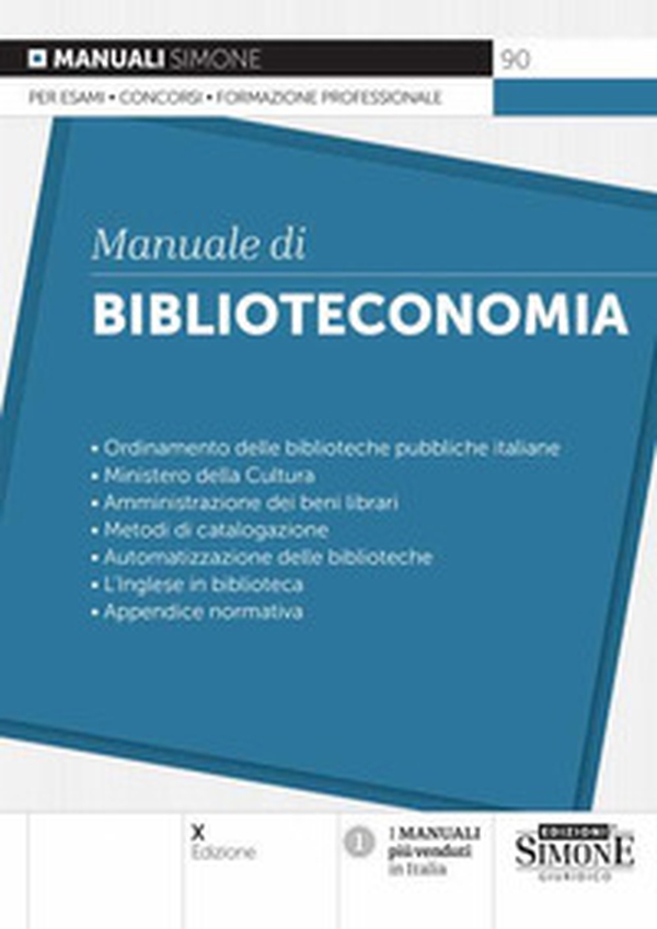 Manuale di biblioteconomia - Librerie.coop Manuale di biblioteconomia - Librerie.coop