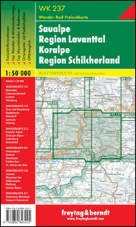 Saualpe Lavanttal 1:50.000 - Librerie.coop