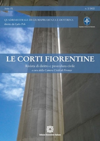 Le corti fiorentine. Rivista di diritto e procedura civile - Vol. 2 - Librerie.coop