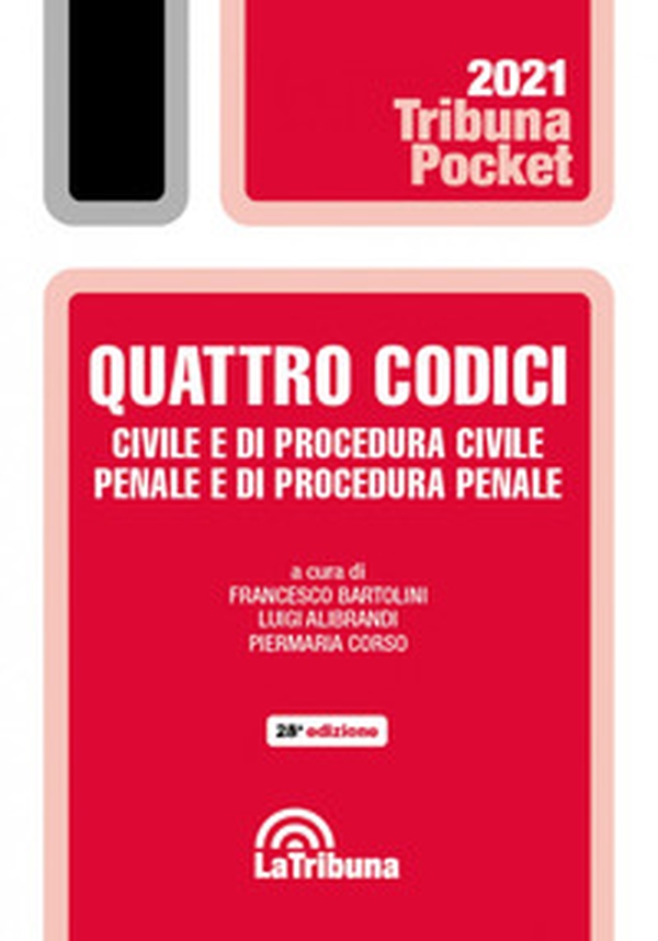Quattro codici. Civile e di procedura civile, penale e di procedura penale - Librerie.coop Quattro codici. Civile e di procedura civile, penale e di procedura penale - Librerie.coop