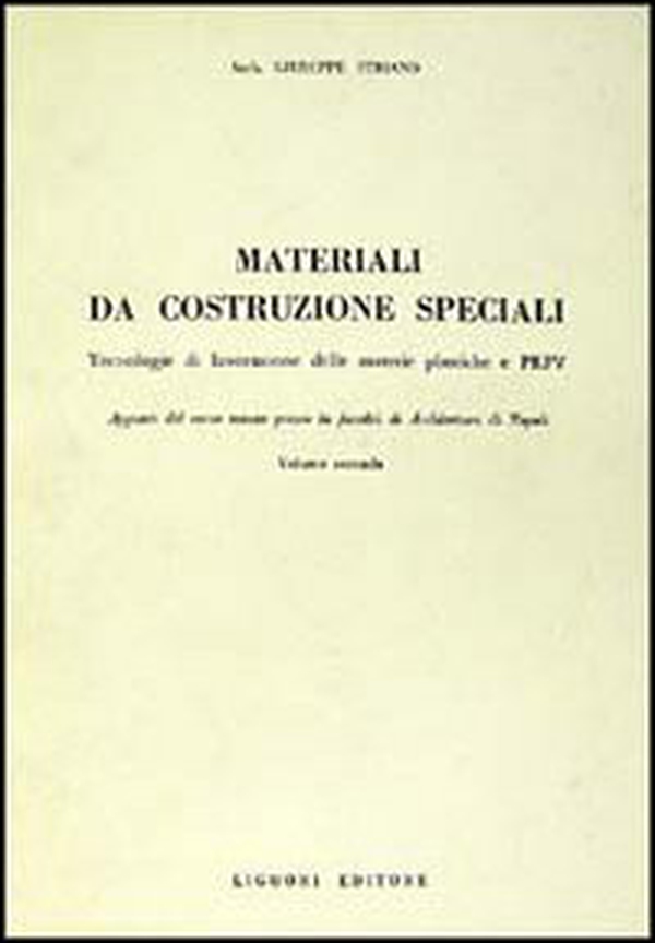 Materiali da costruzioni speciali - Librerie.coop Materiali da costruzioni speciali - Librerie.coop