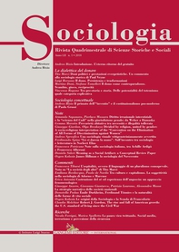 Sociologia n.1/2018 - Librerie.coop Sociologia n.1/2018 - Librerie.coop