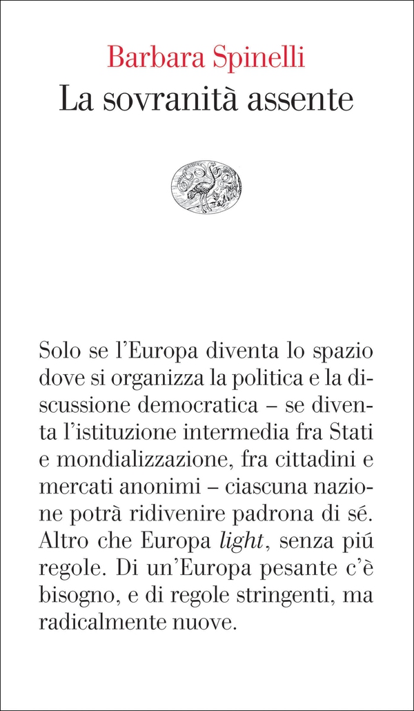 La sovranità assente - Librerie.coop La sovranità assente - Librerie.coop