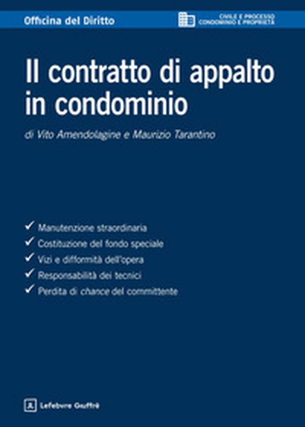 Il contratto di appalto in condominio - Librerie.coop