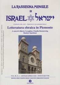 La rassegna mensile di Israel - Vol. 86\1 - Librerie.coop