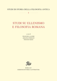 Studi su ellenismo e filosofia romana - Librerie.coop