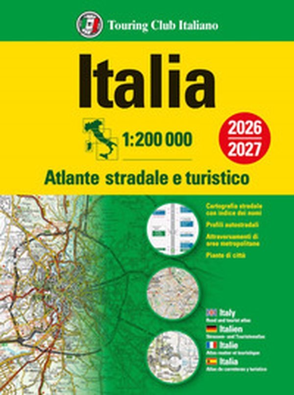 Italia. Atlante stradale e turistico. 1:200.000 - Librerie.coop
