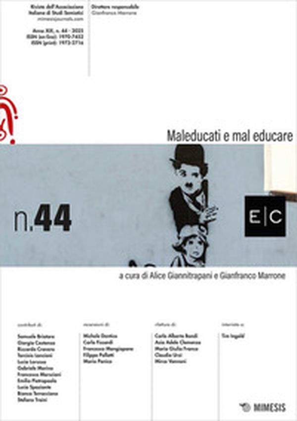 E/C. Rivista dell'associazione italiana di studi semiotici - Vol. 44 - Librerie.coop