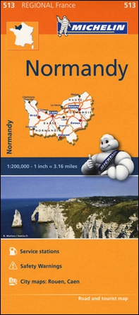 Normandie-Normandy 1:200.000 - Librerie.coop