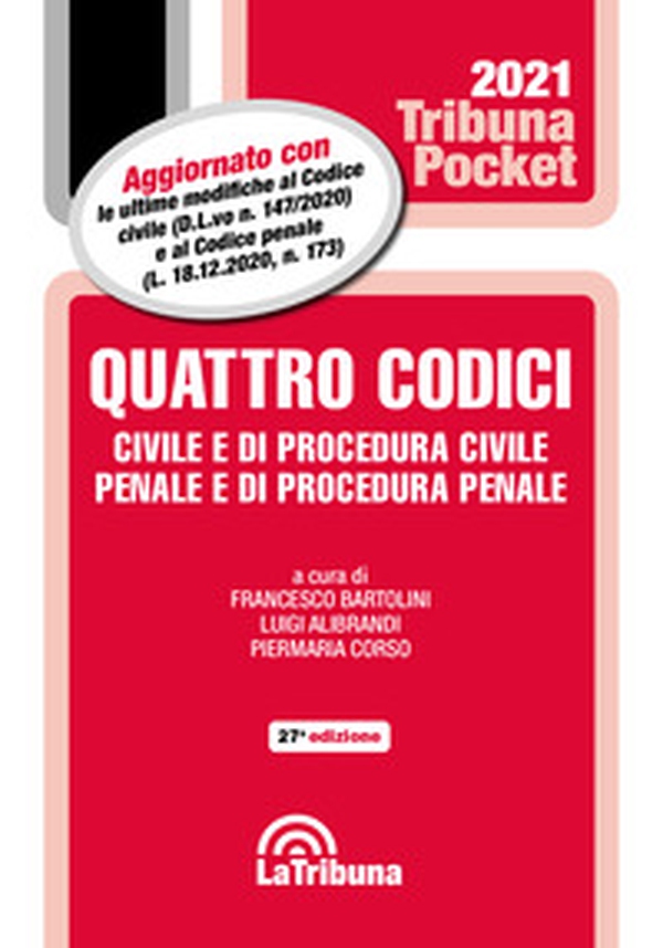 Quattro codici. Civile e di procedura civile, penale e di procedura penale - Librerie.coop Quattro codici. Civile e di procedura civile, penale e di procedura penale - Librerie.coop
