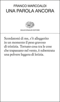 Una parola ancora - Librerie.coop Una parola ancora - Librerie.coop