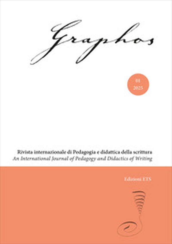 Graphos. Rivista internazionale di pedagogia e didattica della scrittura - Vol. 1 - Librerie.coop