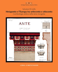 Metaponto e l'Europa Tra Settecento e Ottocento - Librerie.coop