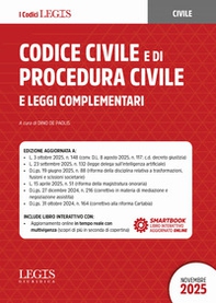 Codice civile e di procedura civile e leggi complementari (novembre 2025) - Librerie.coop