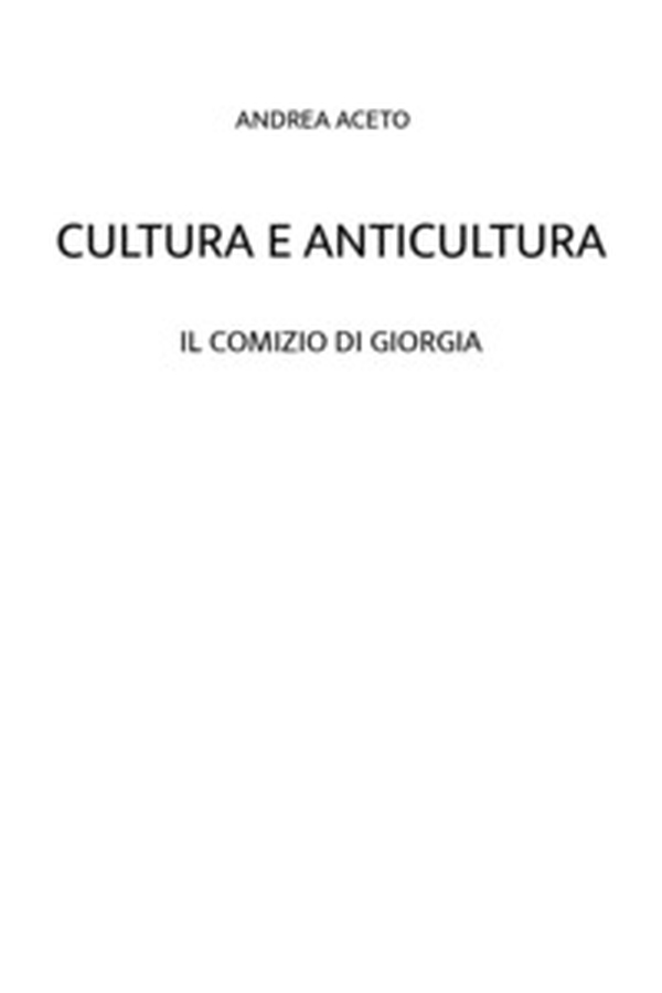 Cultura e anticultura. Il comizio di Giorgia - Librerie.coop