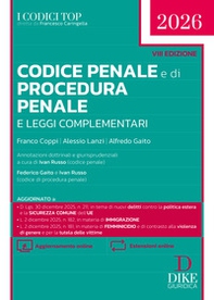 Codice penale e di procedura penale e leggi complementari. Top 2026 - Librerie.coop
