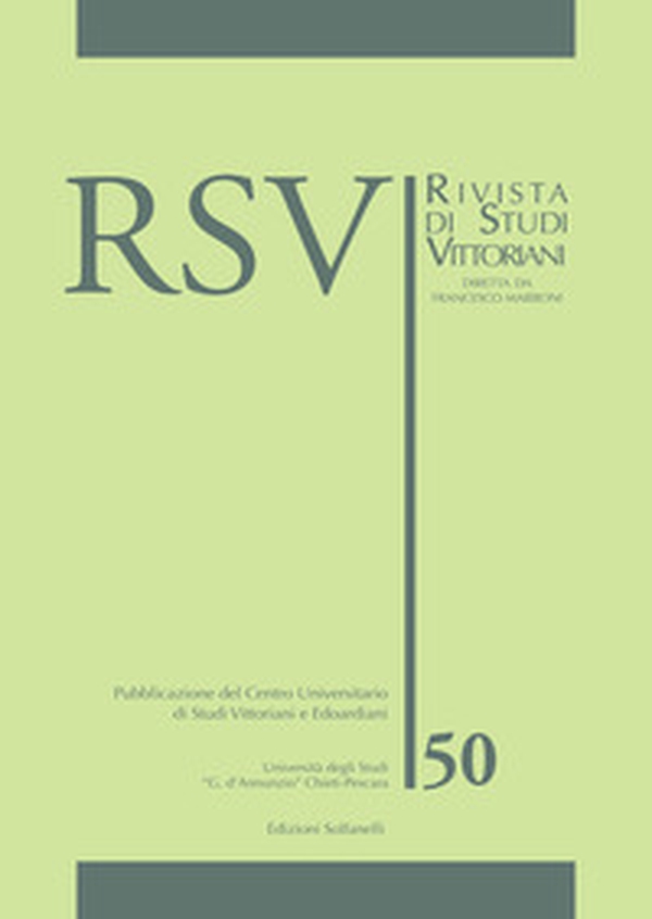 RSV. Rivista di studi vittoriani - Vol. 50 - Librerie.coop RSV. Rivista di studi vittoriani - Vol. 50 - Librerie.coop