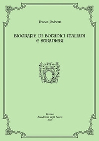 Biografie di botanici italiani e stranieri - Librerie.coop