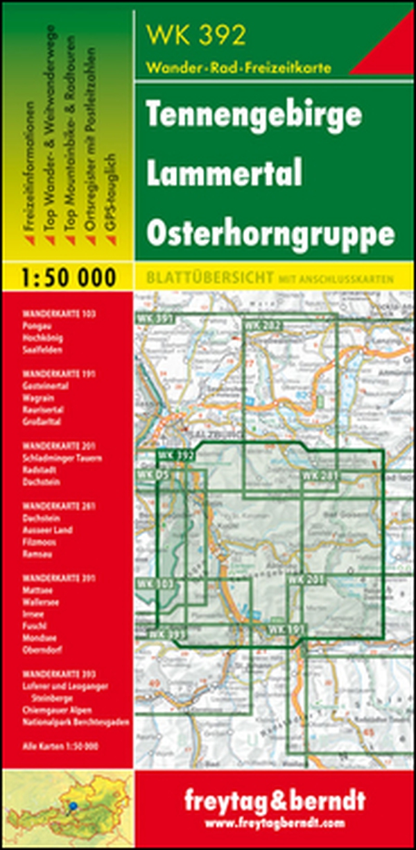 Tennengebirge 1:50.000 - Librerie.coop Tennengebirge 1:50.000 - Librerie.coop