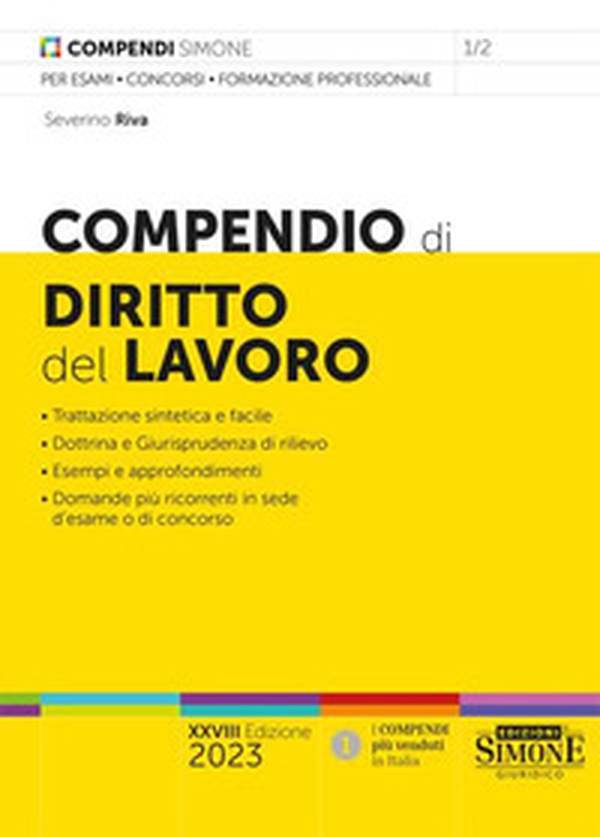 Compendio di diritto del lavoro - Librerie.coop Compendio di diritto del lavoro - Librerie.coop