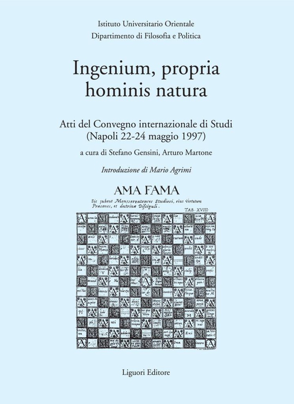 Ingenium propria hominis natura - Librerie.coop Ingenium propria hominis natura - Librerie.coop