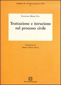 Trattazione e istruzione nel processo civile - Librerie.coop
