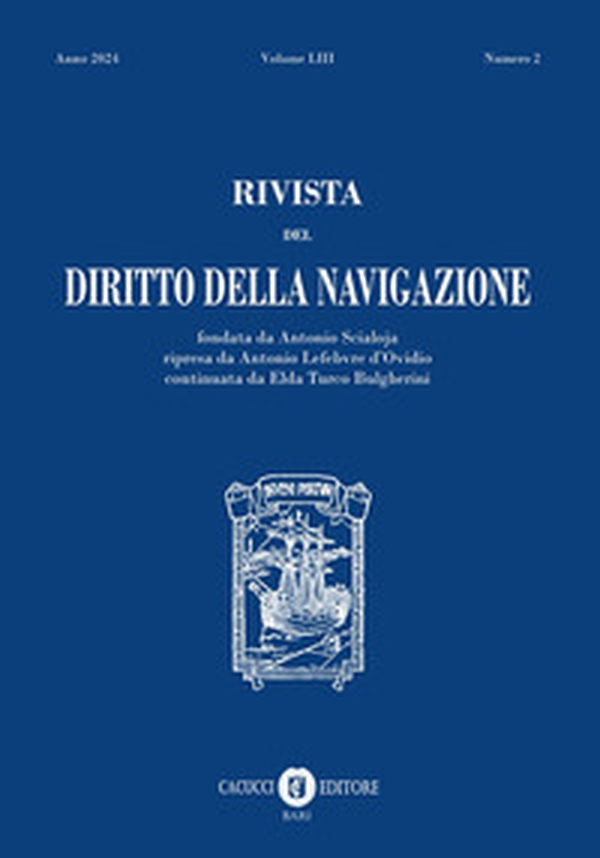 Rivista del diritto della navigazione - Vol. 2 - Librerie.coop Rivista del diritto della navigazione - Vol. 2 - Librerie.coop