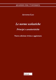 Le norme scolastiche. Principi e caratteristiche - Librerie.coop Le norme scolastiche. Principi e caratteristiche - Librerie.coop