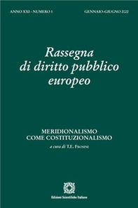 Rassegna di diritto pubblico europeo - Librerie.coop