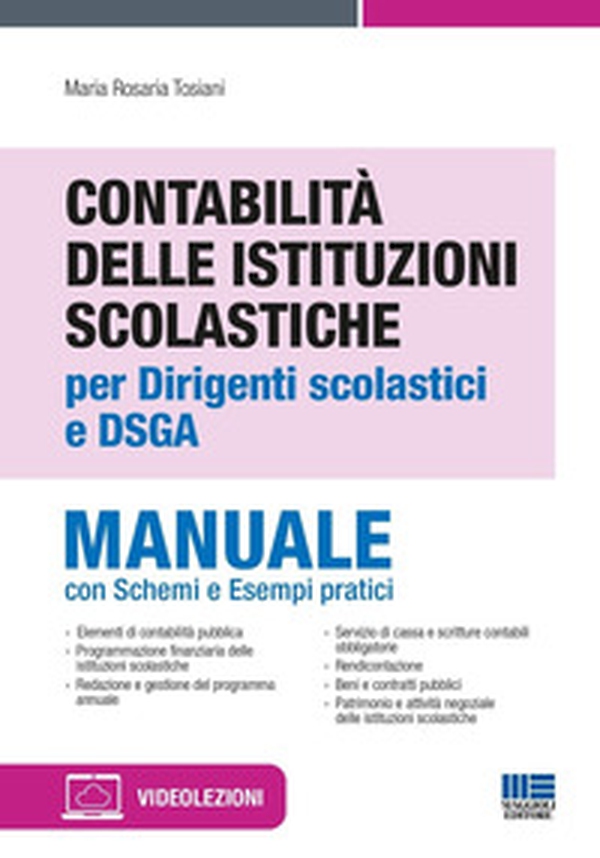 Contabilità delle istituzioni scolastiche per dirigenti scolastici e DSGA. Manuale con schemi e asempi pratici. Aggiornato al Decreto Correttivo al Codice dei Contratti (Dlgs 209/2024) - Librerie.coop Contabilità delle istituzioni scolastiche per dirigenti scolastici e DSGA. Manuale con schemi e asempi pratici. Aggiornato al Decreto Correttivo al Codice dei Contratti (Dlgs 209/2024) - Librerie.coop