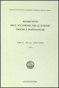 Rendiconto dell'Accademia delle scienze fisiche e matematiche. Serie IV - Librerie.coop