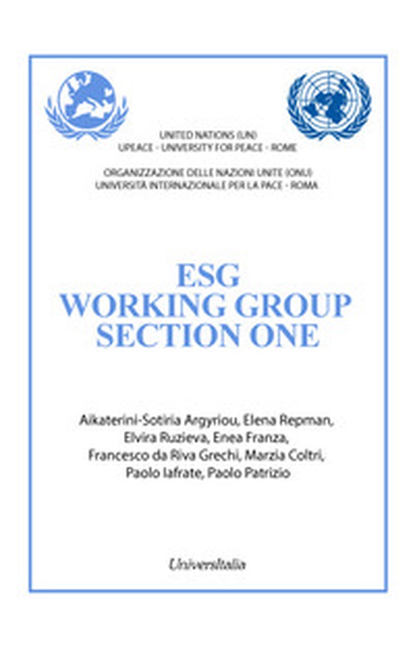 Esg working group section one - Librerie.coop Esg working group section one - Librerie.coop