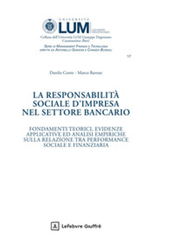 La responsabilità sociale d'impresa nel settore bancario - Librerie.coop