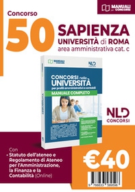 Concorso Università Sapienza di Roma. Concorso 50 posti area amministrativa - Librerie.coop