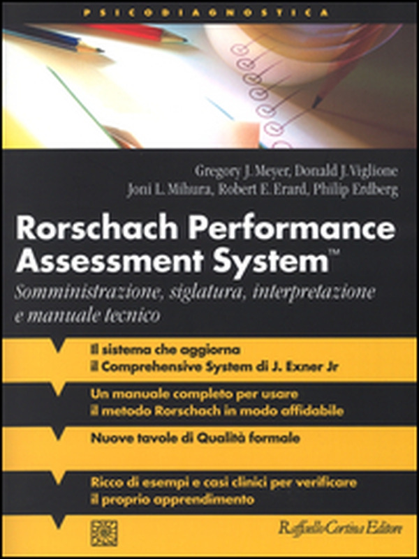 Rorschach performance assessment system. Somministrazione, siglatura, interpretazione e manuale tecnico - Librerie.coop Rorschach performance assessment system. Somministrazione, siglatura, interpretazione e manuale tecnico - Librerie.coop