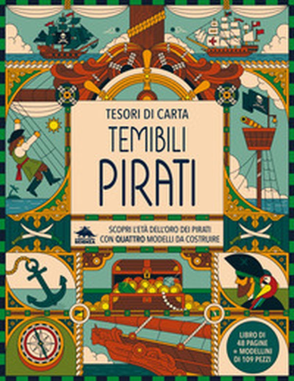 Temibili pirati. Scopri l'età dell'oro dei pirati con quattro modelli da costruire. Tesori di carta - Librerie.coop Temibili pirati. Scopri l'età dell'oro dei pirati con quattro modelli da costruire. Tesori di carta - Librerie.coop
