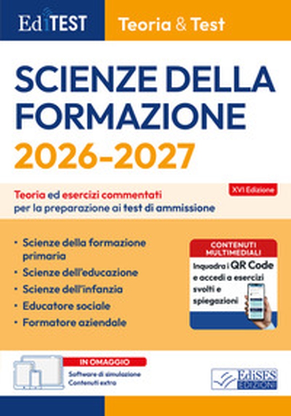 EdiTEST. Scienze della formazione. Teoria ed esercizi commentati per la preparazione ai test di ammissione - Librerie.coop