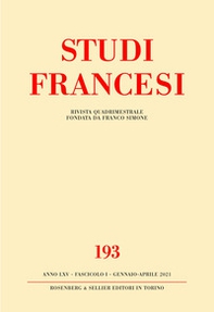 Studi francesi - Vol. 193 - Librerie.coop Studi francesi - Vol. 193 - Librerie.coop