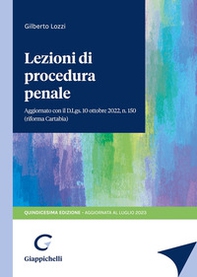 Lezioni di procedura penale - Librerie.coop Lezioni di procedura penale - Librerie.coop