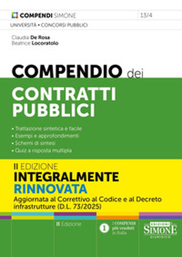 Compendio dei contratti pubblici - Librerie.coop Compendio dei contratti pubblici - Librerie.coop